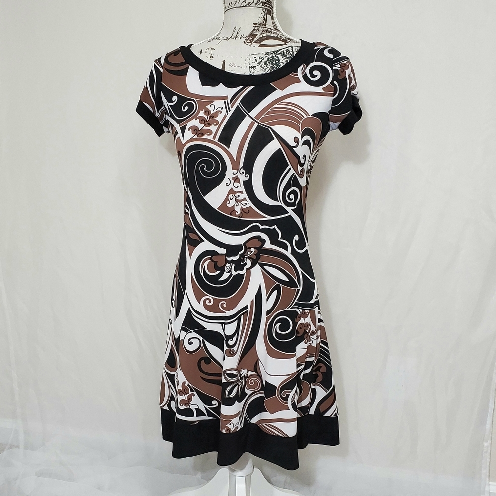 Lipstick Retro Pattern Design Dress Sz Sm